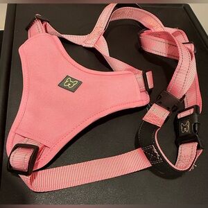 Nandog Pet Gear Pink Dog Durable Harness For Large Dog Versatile Activewear